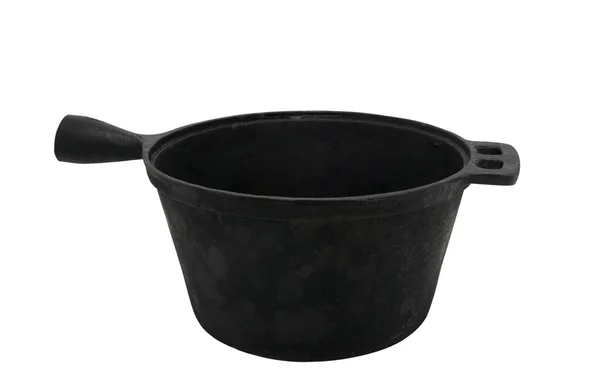 旧的铸铁锅 — 图库照片