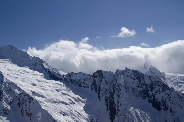 Buzul. Kafkas Dağları. dombay — Stok fotoğraf