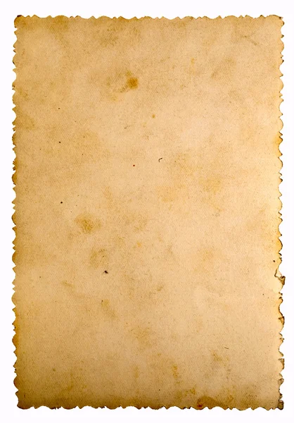Винтажный картон на белом фоне — стоковое фото