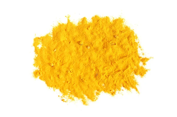 Högar med gul curry — Stockfoto