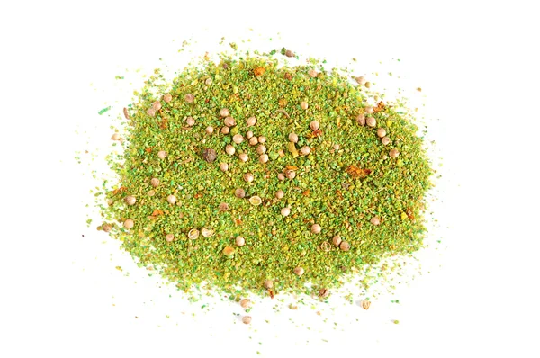 Högar av gröna kryddor — Stockfoto