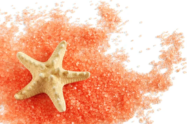 Salt and starfish — Stock Photo, Image