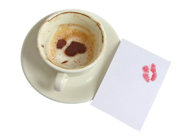 Сup of coffee-cappuccino — Stock Photo, Image