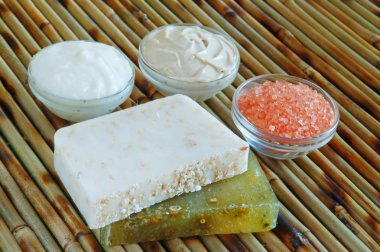 Natural soaps clipart