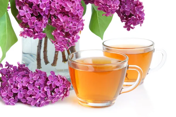 Té y lila —  Fotos de Stock