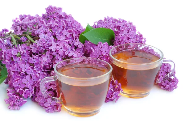 Té y lila — Foto de Stock