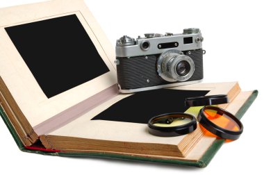 Vintage camera clipart