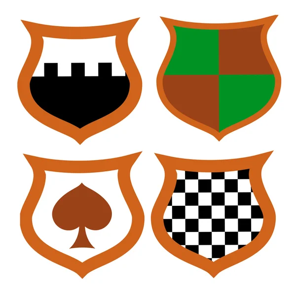 Wappenschild-Muster — Stockfoto