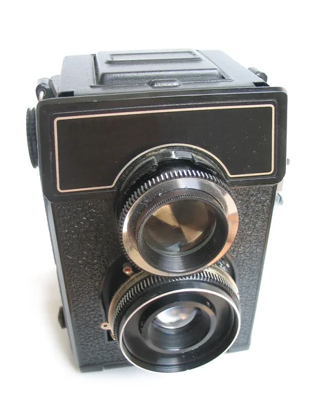 Isolierte Oldtimer-Kamera — Stockfoto