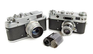 Vintage cameras clipart