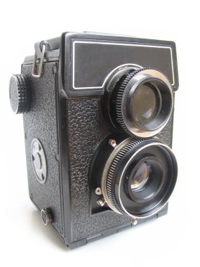 Isolated vintage camera