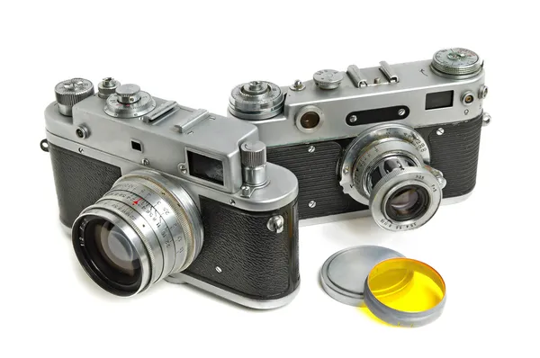 Vintage kamerák — Stock Fotó