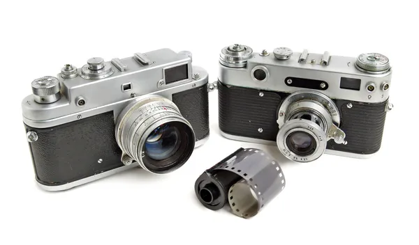Oldtimer-Kameras — Stockfoto