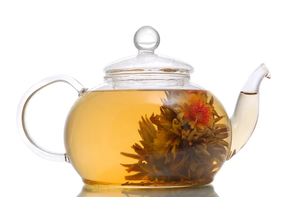 Ceai exotic de flori — Fotografie, imagine de stoc
