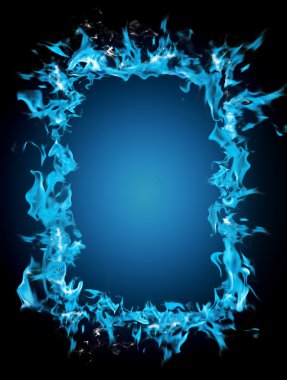 Burning frame clipart