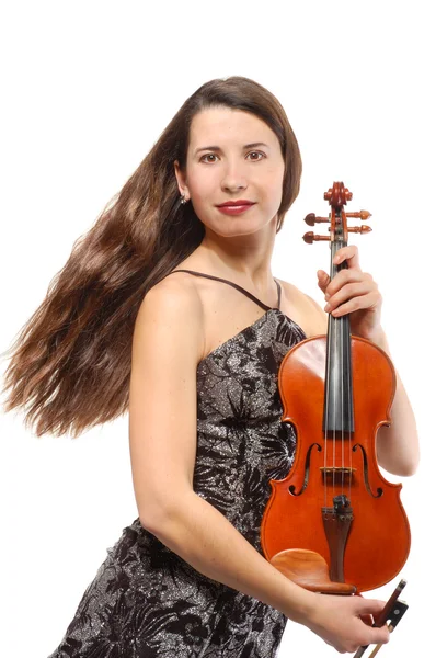 Bellissimo violinista — Foto Stock