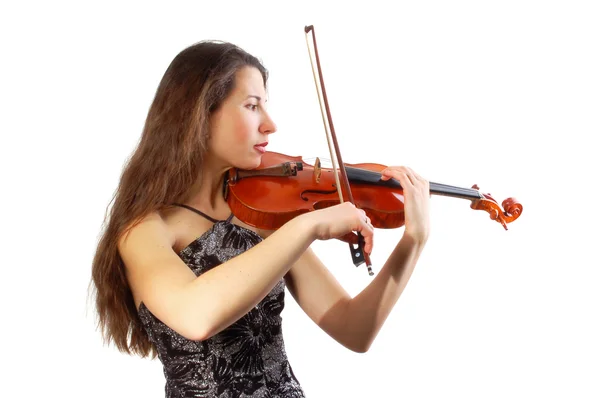 美しいバイオリン奏者 — ストック写真