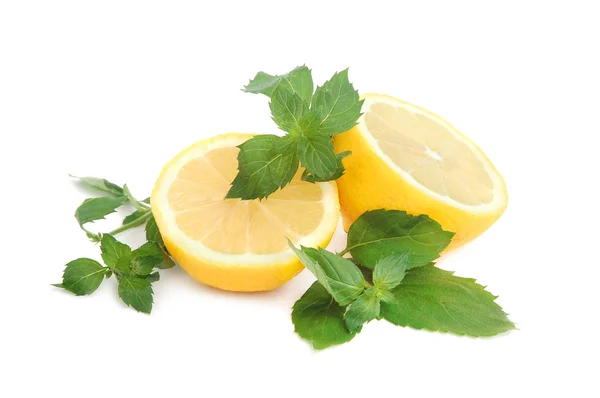 Lemon and mint — Stock Photo, Image