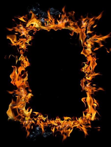 Burning frame — Stock Photo, Image