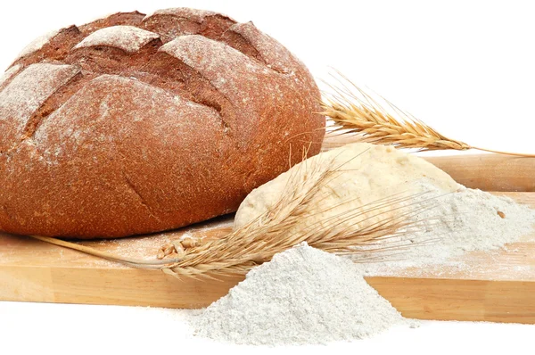 Печуть хліб — стокове фото