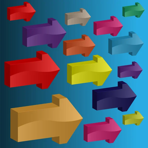 Diverses flèches — Image vectorielle