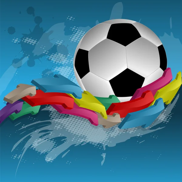 Βέλη και ποδόσφαιρο — Διανυσματικό Αρχείο