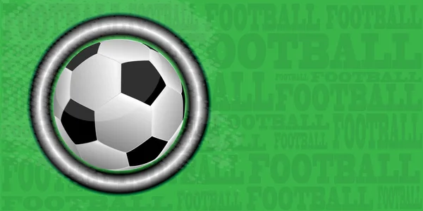 Футбол і кільце — стоковий вектор