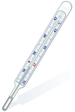 Clinical thermometer clipart