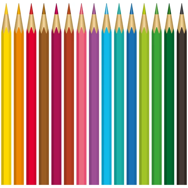 Collezione di matite — Vettoriale Stock