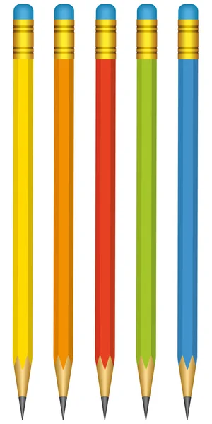 Set crayons — Image vectorielle