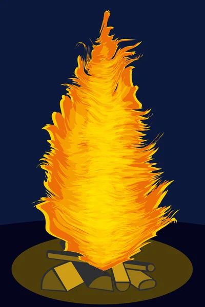 Ogień — Wektor stockowy
