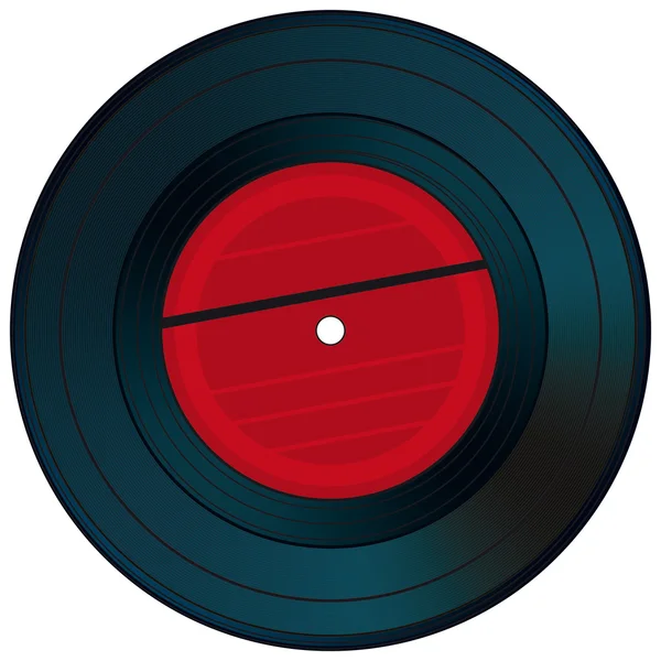 Gramophone disc — Stock Vector