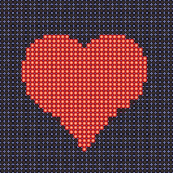 Coeur stylisé — Image vectorielle