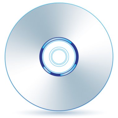 Silver CD clipart