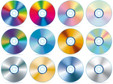 CD collection clipart