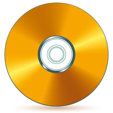 Gold CD clipart