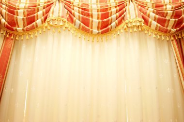 Curtains clipart