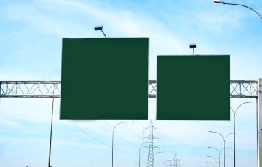 Empty billboards clipart