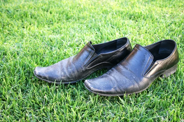 Oude schoenen — Stockfoto