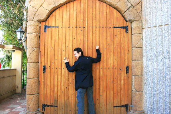 十代のドアをノック — Stock fotografie