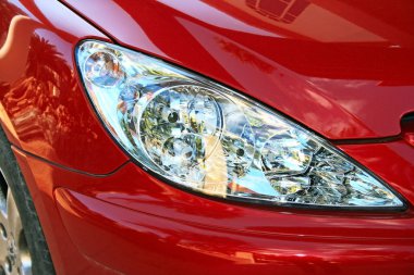 Car headlights clipart