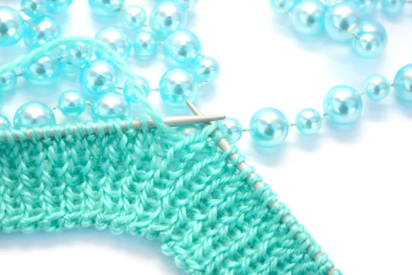 Yarn and knitting — Stock Photo, Image