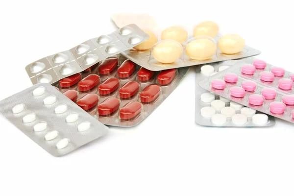 Medicinska piller och tabletter — Stockfoto