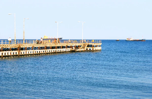 Pier in sea — Stock Photo, Image