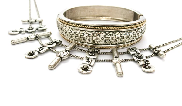 Ожерелье и браслет — стоковое фото