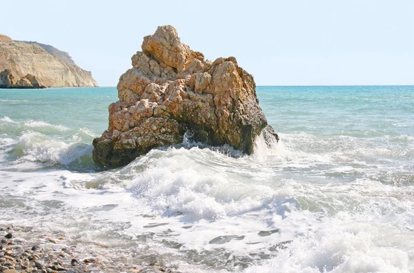 Lugar de nacimiento legendario de Afrodita en Chipre — Foto de Stock