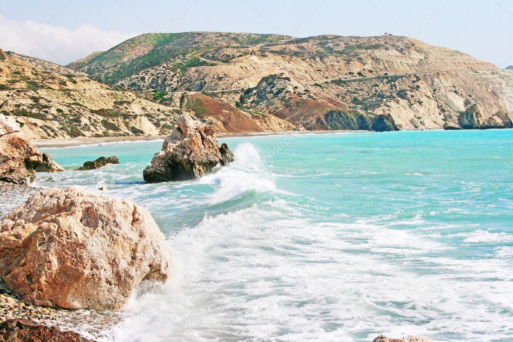 Aphrodite's legendary birthplace in Cyprus