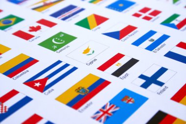 Flags clipart