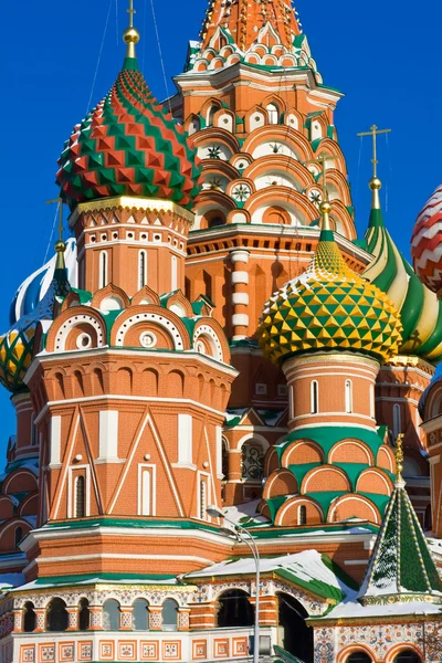 Basilikum-Kathedrale auf dem Roten Platz — Stockfoto