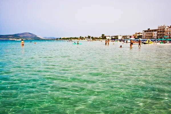 Spiaggia soleggiata in Italia — Foto Stock